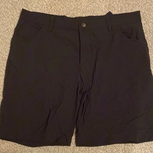 Adidas black golf shorts size 38